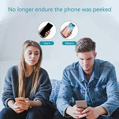 2-pack Sekretess nano skärmskydd iPhone 15 Pro Max grå