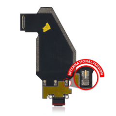 Laddningsport Flexkabel för Google Pixel 4 XL (G020P) (Internationell version) (Äkta OEM)