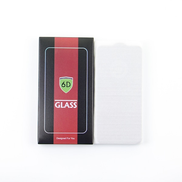 Härdat glas 6D för iPhone 16 Pro Max svart ram 10in1