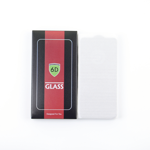 Härdat glas 6D för iPhone 16e svart ram 10-pack