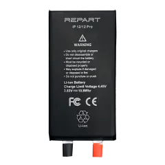Ersättningsbatteri för iPhone 12 / 12 Pro (punktsvetsning krävs) (eftermarknad)