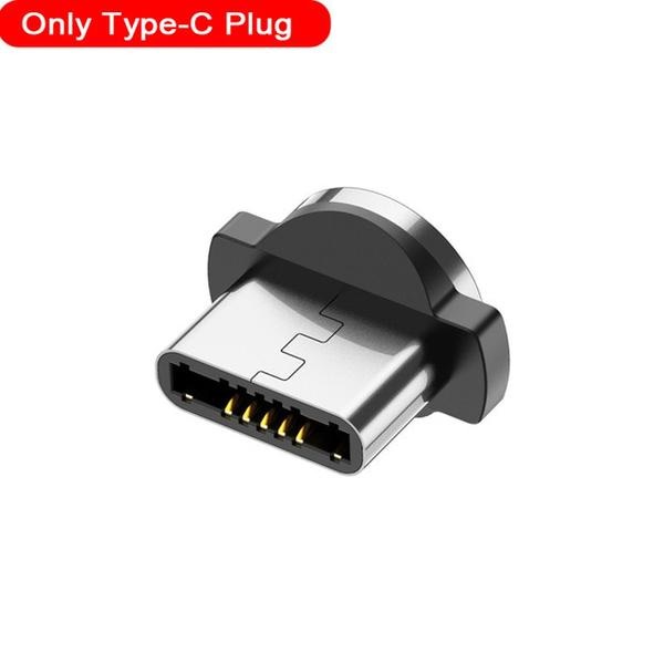 1m magneettilaturi USB-C:lle | musta