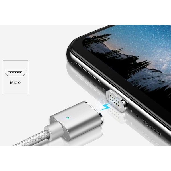 Magnetkabel för micro-usb