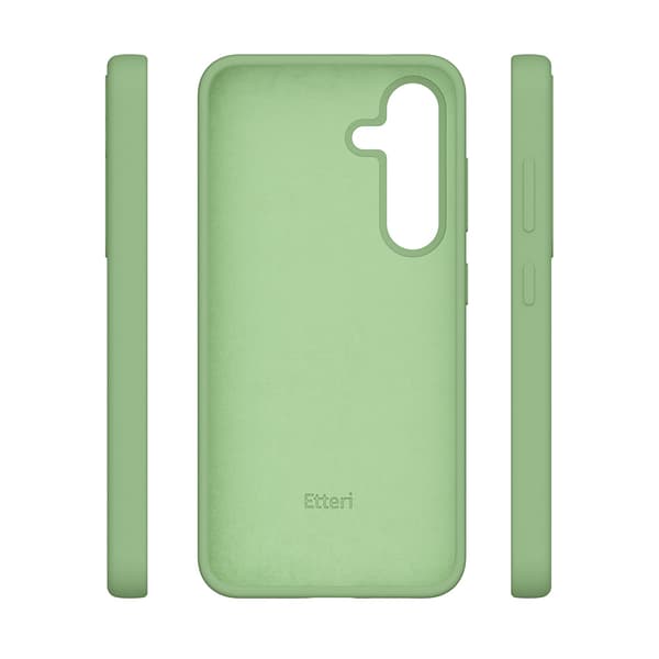 Etteri Silicone Case for Samsung Galaxy S24 Light Green