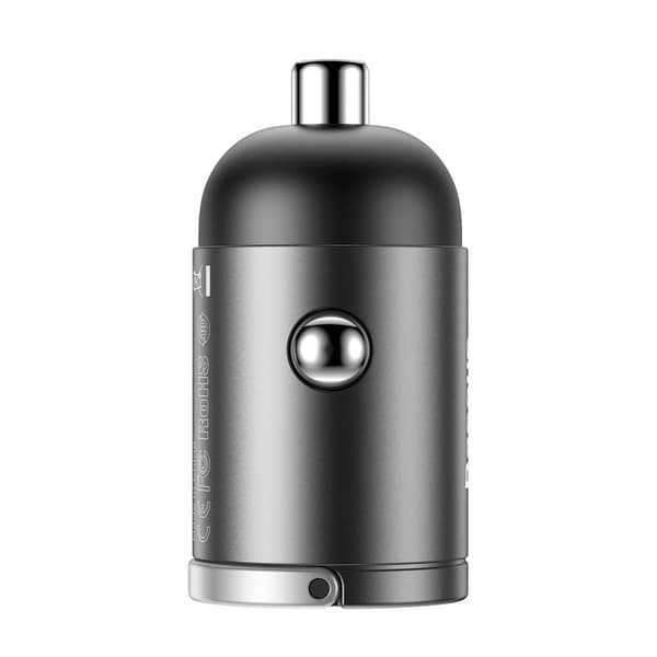 Baseus billaddare Tiny Star Mini QC 3.0 30W 1x USB grå