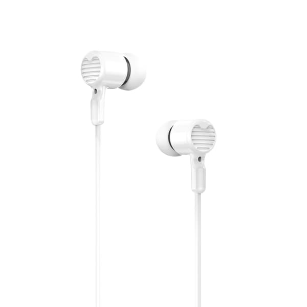 XO trådbundna hörlurar EP81 USB-C vit röd
