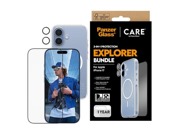 CARE by PanzerGlass Skal Polykarbonat Termoplastisk polyuretan (TPU)