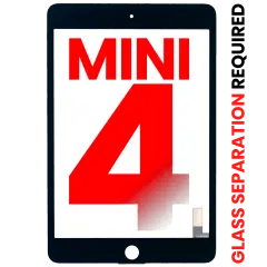 Digitizer för iPad Mini 4 (OCA förinstallerad och glasseparation krävs) (Eftermarknad Plus) (Svart)