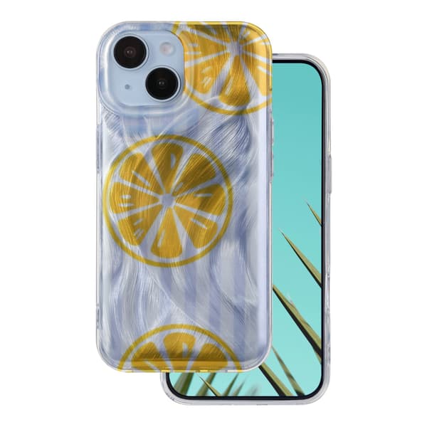 Ultra Trendigt Sommarfodral för iPhone 11 citron