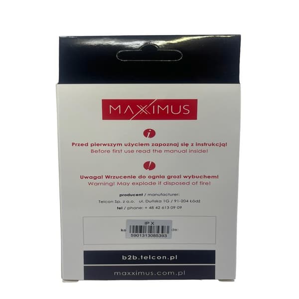 BATTERI MAXXIMUS IPHONE X 2716mAh