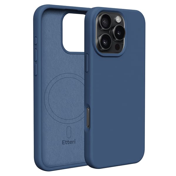 Etteri Silikon Mag skal för iPhone 16 Pro Max mörkblå