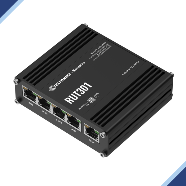 Teltonika RUT301 Router 4-ports switch Kablet
