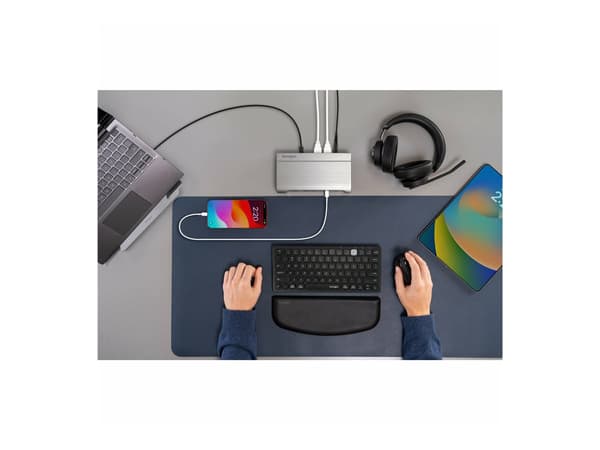 Kensington Multi-Device Dual Wireless Compact tangentbord Saks trådlös Pan Nordic