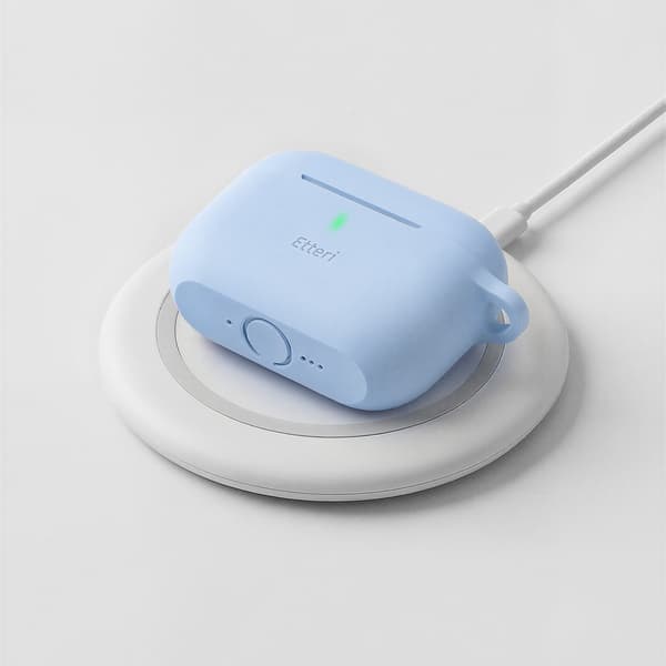 Etteri silikonfodral för AirPods Pro 3 ljusblå