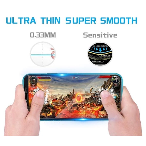 2 st heltäckande härdat glas för iphone 7 vit "White"
"Vit"