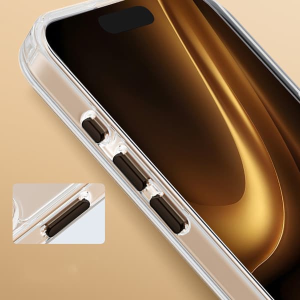 Tunt MagSafe-fodral för iPhone 16 Pro 6,3\" svart