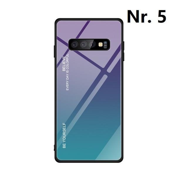 gradient härdat glas  för Samsung S10 plus