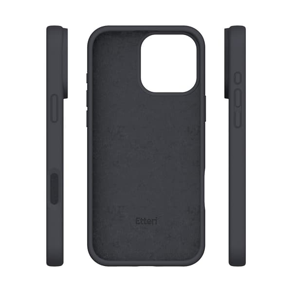 Etteri Silikonskal för iPhone 16 Pro Max svart svart