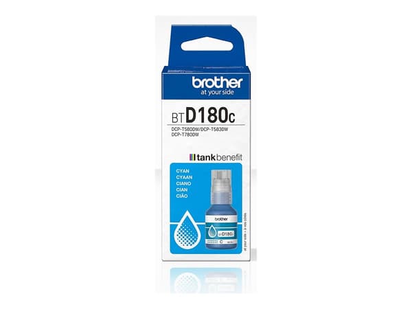 Brother BTD180C Cyan 5000 sidor Bläkrefill