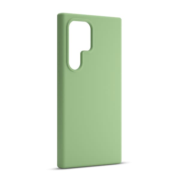 Etteri Silicone Case for Samsung Galaxy S24 Ultra Light Green