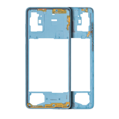 Mellanramshölje för Samsung Galaxy A71 (A715 / 2020) (Eftermarknad Plus) (Prism Crush Blue)