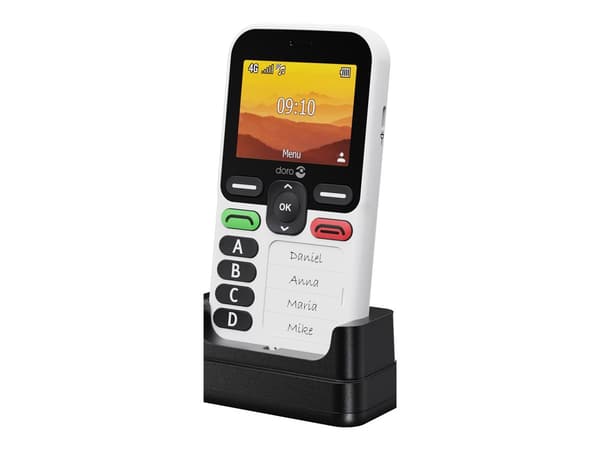 DORO Leva X10 2.4 128MB svart/vit