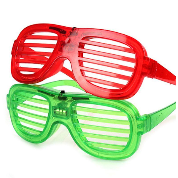 LED GLOWING GLASSES RED