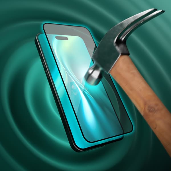 Etteri härdat glas 9D för iPhone 16e / 17e