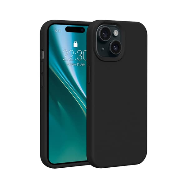 Etteri Silikonskal för iPhone 14 svart svart