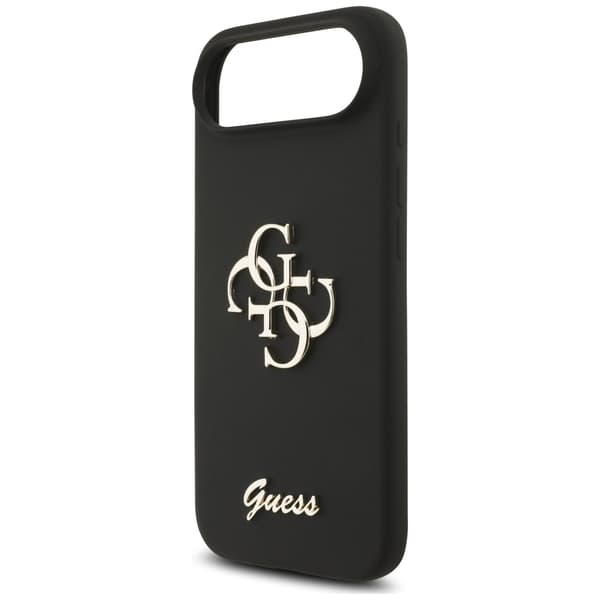Guess Silicone Big 4G Script fodral för iPhone Air svart svart