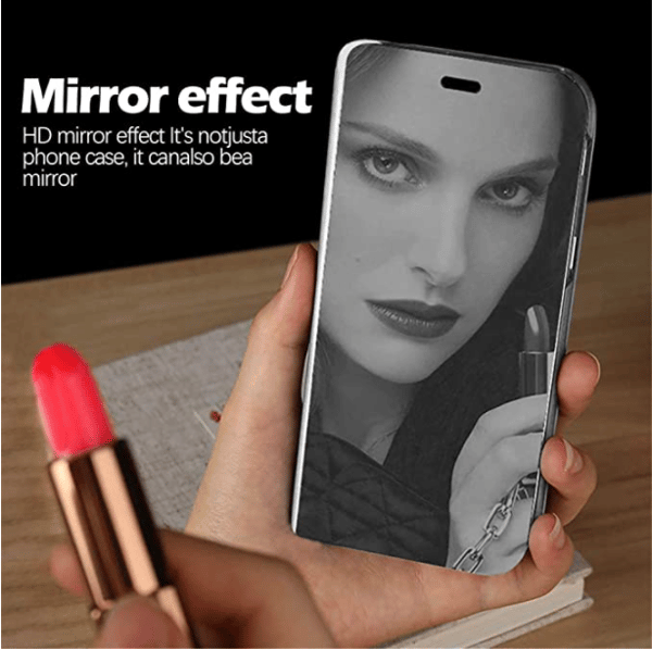 Flipfodral för iPhone Xr silver