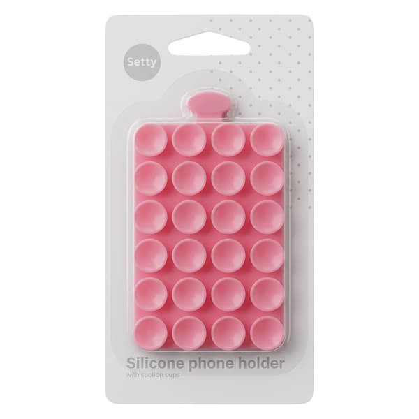 Setty telefon sugkopp SP-MUN-03 rosa