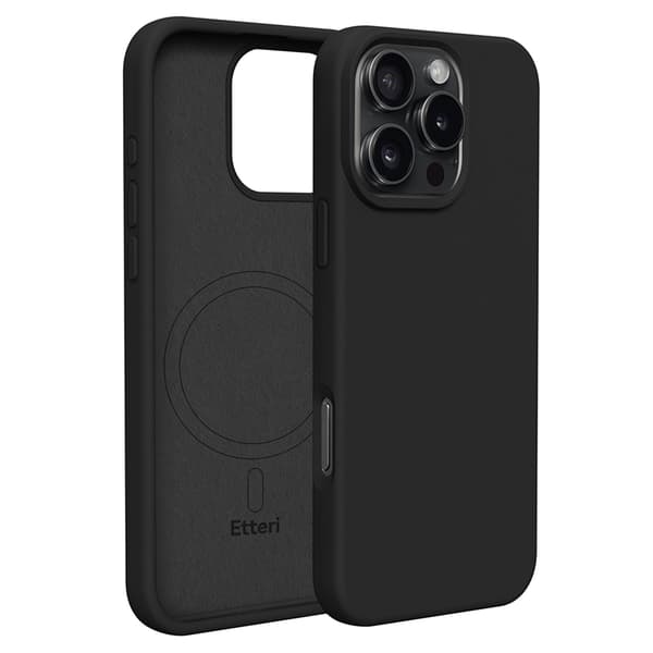 Etteri Silikon Mag skal för iPhone 16 Pro Max svart