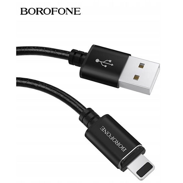 BU1  magnetisk USB-kabel för iphone svart