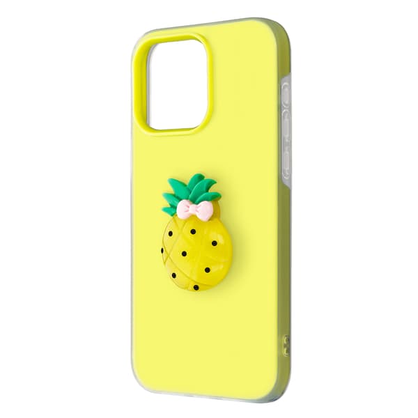 Frukt 2i1 skal för iPhone 11 gul