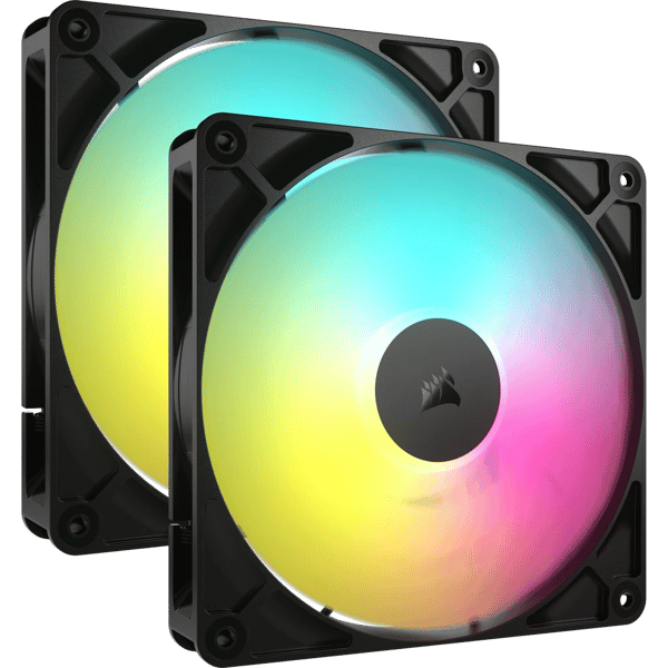 CORSAIR RS140 ARGB Fan 2-pack svart 140 mm