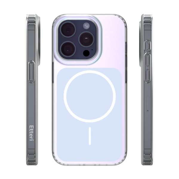 Etteri Hidden Pearl skal för iPhone 15 Pro ljusblå blå