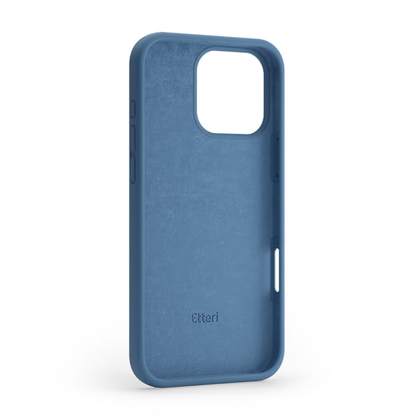 Etteri Silikonskal till iPhone 16 Pro Max 6,9\" mörkblå