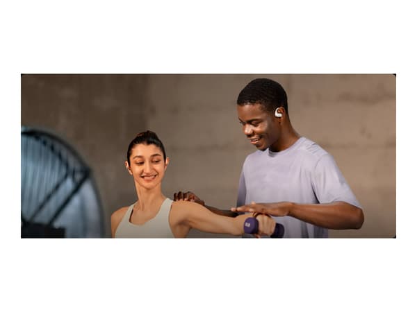 Shokz OpenFit Air trådlös TWS earbuds vit