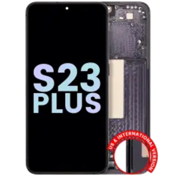 OLED Assembly With Frame For Samsung Galaxy S23 Plus 5G (US & International) (Service Pack) (Phantom Black)