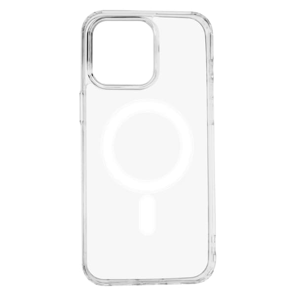 Anti Shock 1,5 mm Mag skal för iPhone 15 Pro Max transparent stort hål transparent
