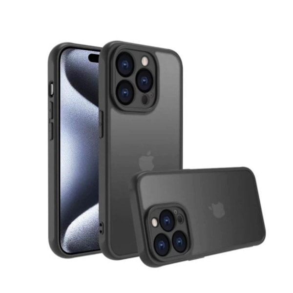 Panzer silikonskal för iPhone 16 Pro Max svart