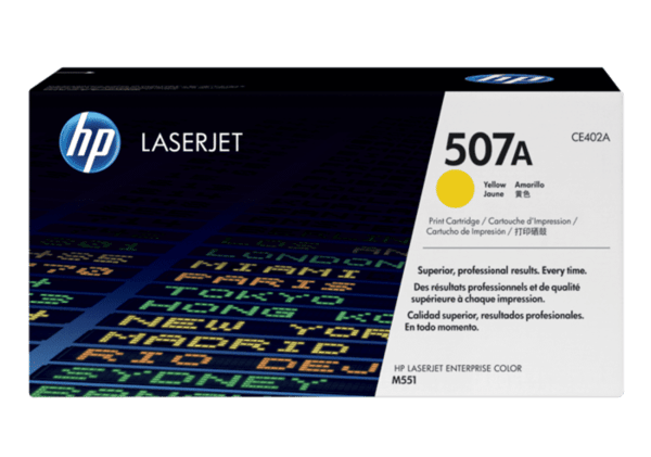 HP 507A Gul 6000 sidor Toner CE402A