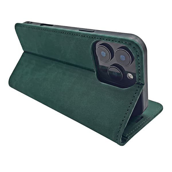 Smart Suede-fodral för Xiaomi Redmi Note 15 Pro Plus 5G grön