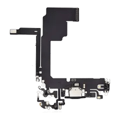 Laddningsportens flexkabel för iPhone 15 Pro (Eftermarknad Plus) (Blå Titan)