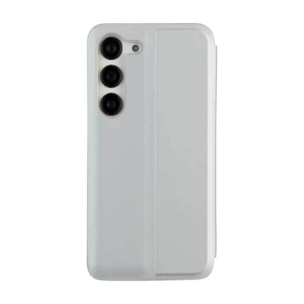 Fold Mirror View fodral för Samsung Galaxy A14 4G / A14 5G silver silver