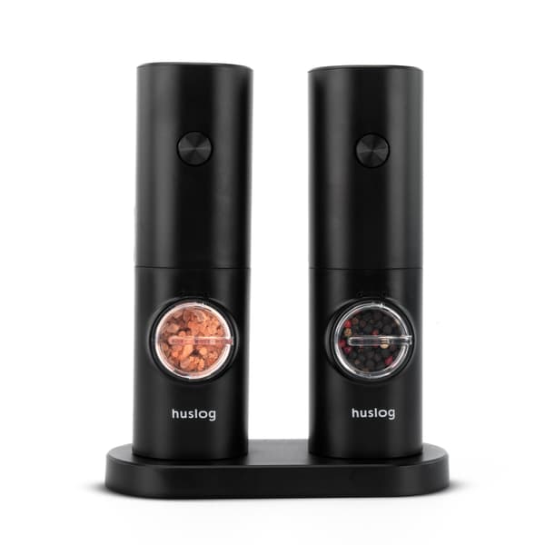 Huslog Set med batteridrivna kvarnar röd