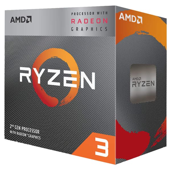 AMD CPU Ryzen 3 3200G 3.6GHz Quad-Core AM4 (TRAY - u/köler)