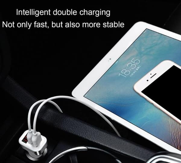 snabb billaddare HOCO Z3-2U Dual USB-portar