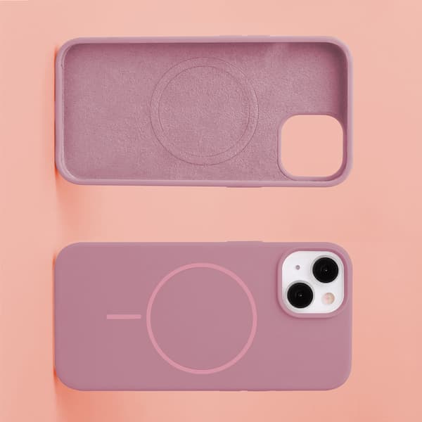 Tunt silikon Mag-skal för iPhone 17 Pro 6,3\" rosa